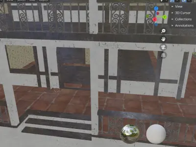house building 4 Low-poly 3D model