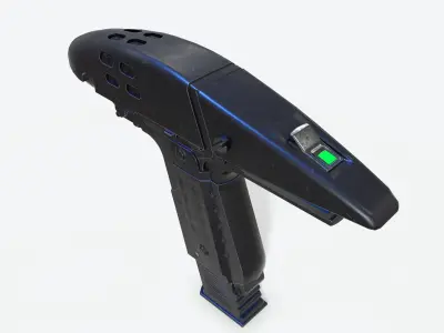 Phaser Gun Type 2 2287 Low-poly 3D model