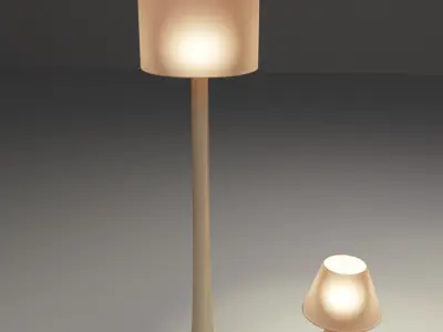 Lamp collection floor and 3D model