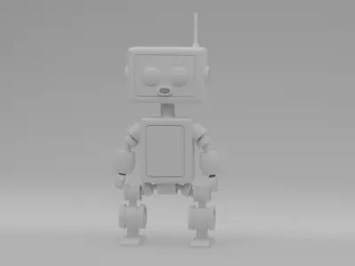 Metallic-Robot 3D model