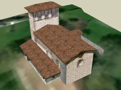 Church of Oiardo - Urkabustaiz- Alava Free 3D model