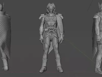 Kamen Rider Zein 3D model