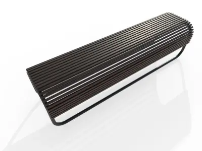 Bench  M18 Low-poly 3D model