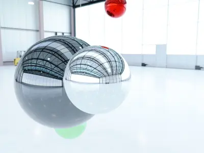 HDRI - Airplane Hangar Interior 7 Texture