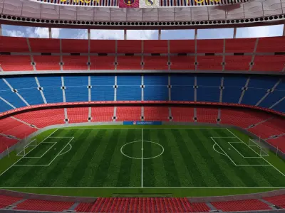Stadium New Camp Nou Low-poly 3D model