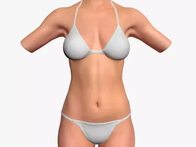 Female Torso 3D Studio Max 3D model