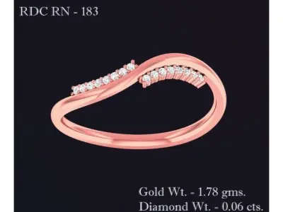 Women Ring 3D print model 88