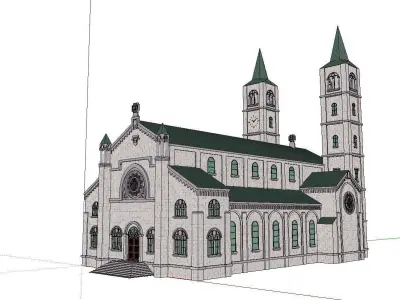 Architecture-Religion-God-Culture-Temple-0110 church 3D model