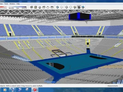 Pack 16 Stadium SKP 3D model