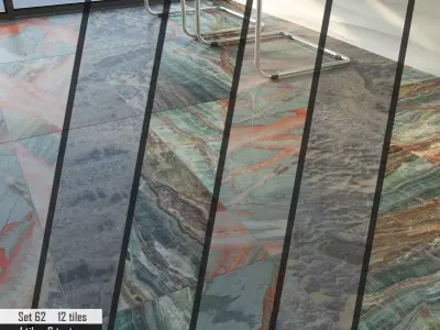 ABC Stone Set 3D model