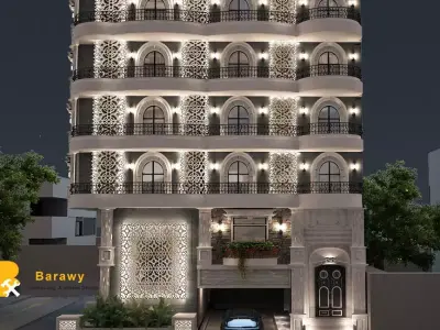 exterior facade - classic 3D model