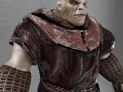 DoomBringer V2 Low-poly 3D model