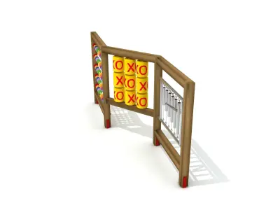 Kids Game Play Equipment 020 Tic-tac-toe Bell 3D model