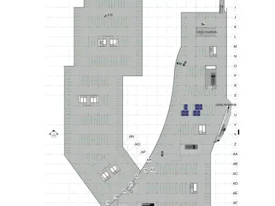 Highrise Residences Offices Shopping Mall Complex 3D model