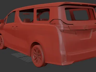 Toyota Vellfire Mk2 Aero 2015 3D print model