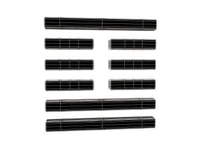 I Ching Hexagrams 41 sun v1 001 Low-poly 3D model