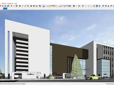 Sketchup Cultral Center G7 3D model