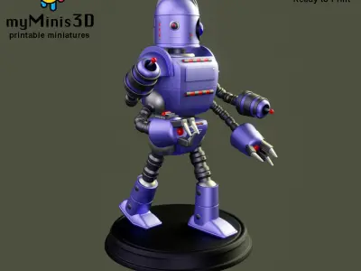 Champion 1 of the Invader Robots Warband 3D print model