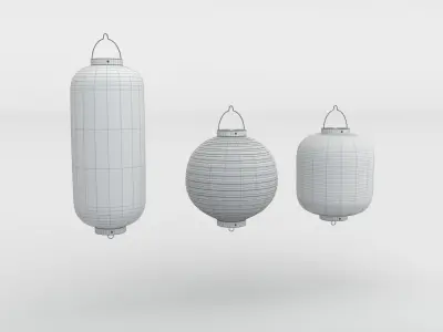 Japanese Lantern 3D model