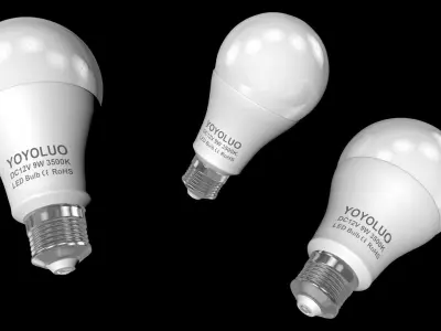 Led lamp 3D model get