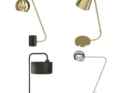 Modern table Lights 3D model