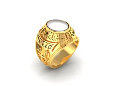 Solitaire Engagement Wedding Diamond Ring 3D print model buy