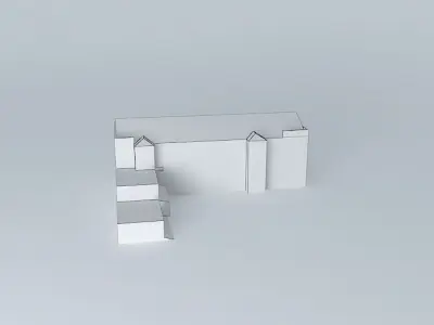 Riga Sencu street 1 Free 3D model