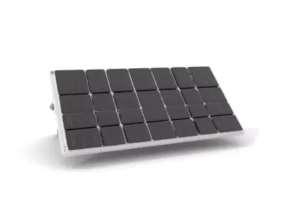 Solar Panel Adjustable Stand Model Pack Low-poly 3D model