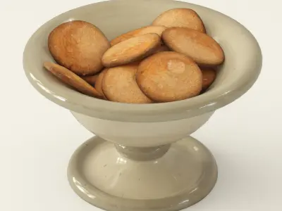 Pottery Barn  Glass Carafe 3D model