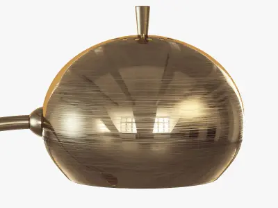 Petite Arc Metal Floor Lamp 3D model