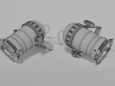 Spot light projector 3D model