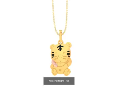 8 Tiger baby pendant charms pack