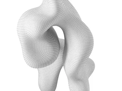 Metall sculpture 2710 3D model