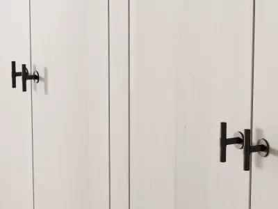 172 cabinet furniture 04 minimal wardrobe kit P01 cupboard 3D model