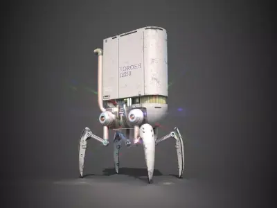 Spider Bot 3D Model 3D model