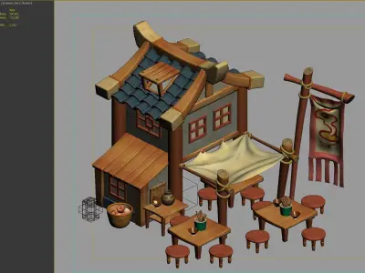Ancient Architecture 3D model 4