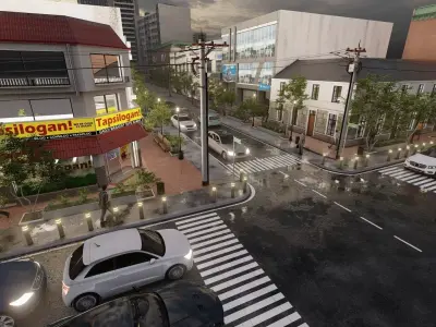 3D Architectural Photorealistic Render 3D model