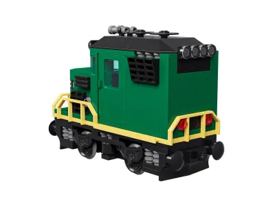 Train Mini Diesel-Electric Extinguisher Class D 3D model