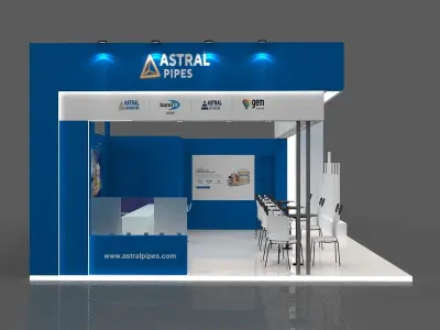 10 mtr x 6 mtr  Exhibition Stand  Free 3D print model