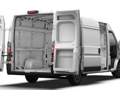Opel Movano e Van L4H2 HQ Interior 2025 3D model