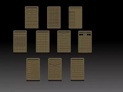 Set Sliding Doors 02 3D print model