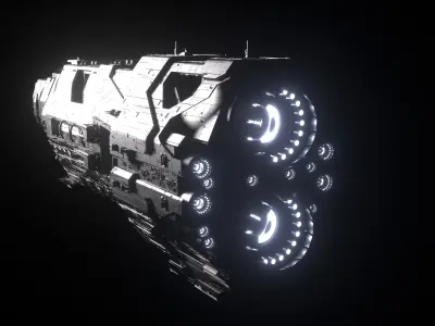 Autumn Class Capital Ship 3D model