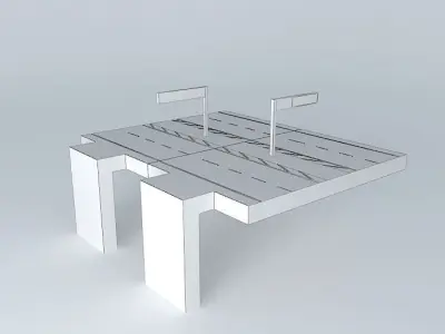 Raised highway  Free 3D model
