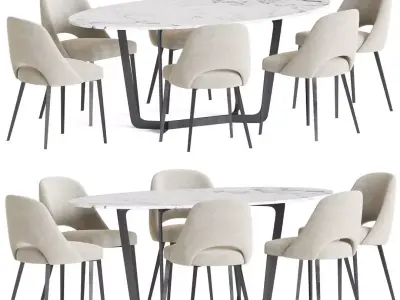 Dining Set 44 3D model