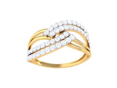 Women Ring  Render 3dm STL OBJ FBX Details 3D print model shop