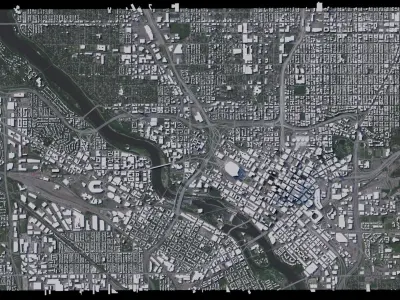 Minneapolis - USA 3D model