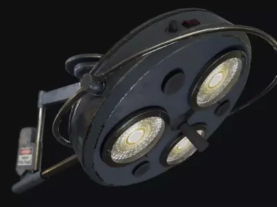 Operating Lamp Low-poly 3D model