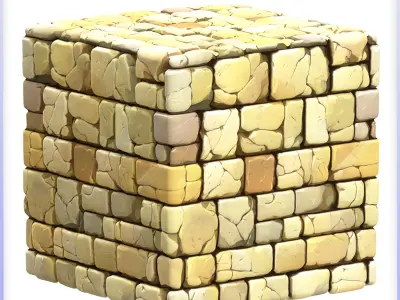 Stylized Wall Seamless Texture Texture 29
