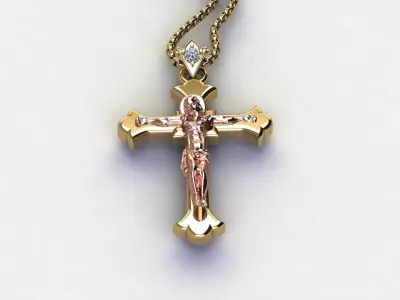 Jesus pendant 3D model