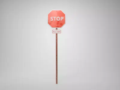 Stop Sign 3D model